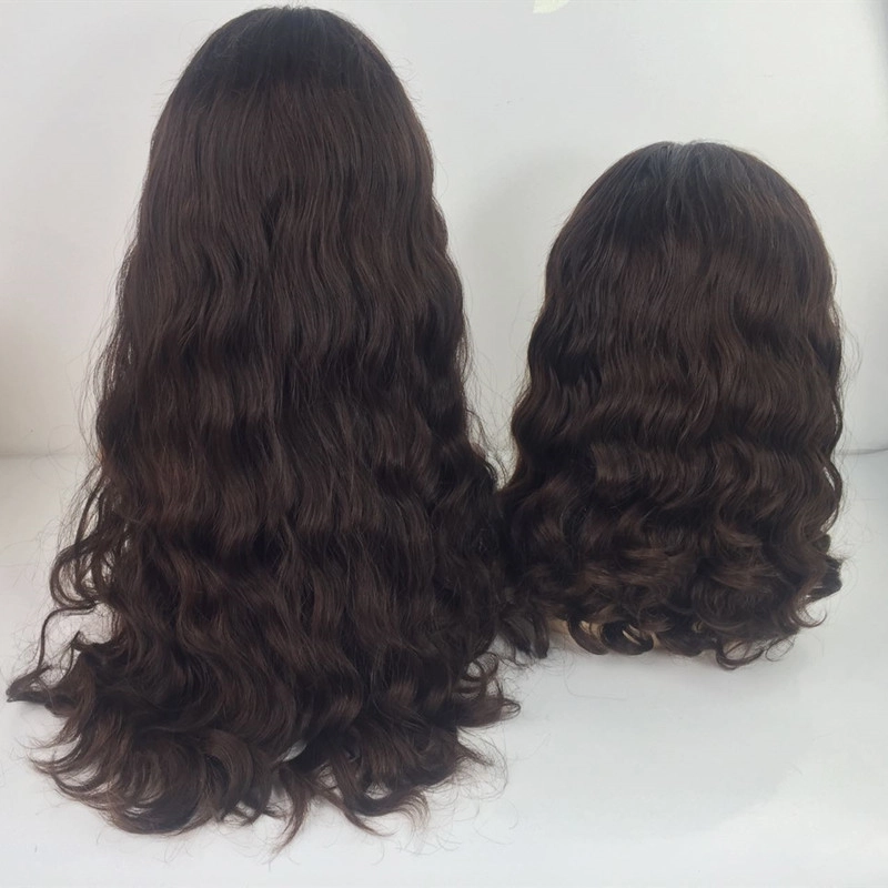Best virgin hair vendors stunning wig invisible hairline lace top wigs for woman HJ 025